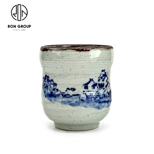 Wholesale Coffee Shop Japanese Style Custom Porcelain Coffee Cups