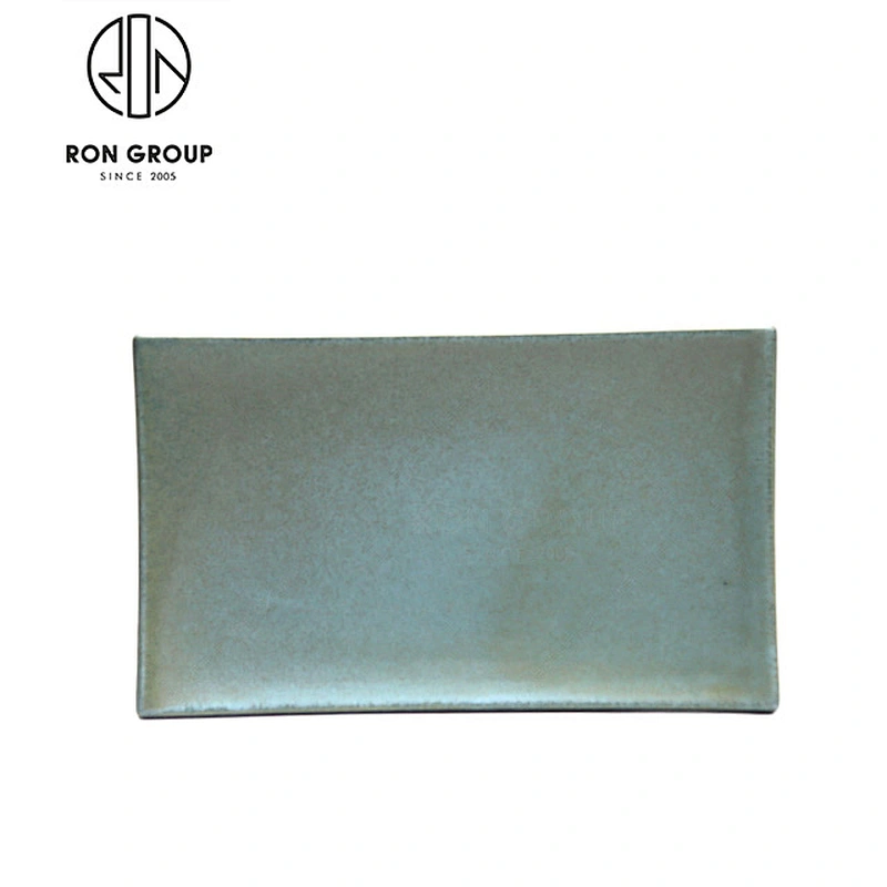 Hot Sale Restaurant Rectangle Ceramic Dinner Plates