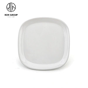 Hot Selling Restaurant Dinnerware Porcelain Round Food Square Plate