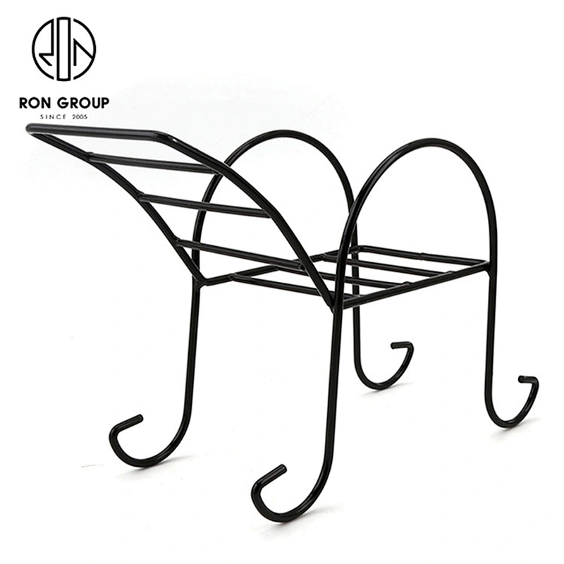 Restaurant Kitchen Art Roast Chicken Iron Art Chair Rack Shelf
