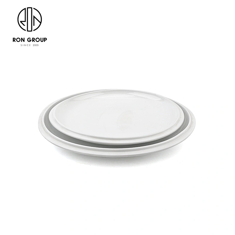 Wholesale Restaurant Dinnerware 10 Inch Porcelain Round White Dinner Plate