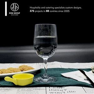 Foshan restaurant supplier 250ml unbreakable plastic wine glass