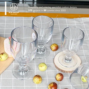 Foshan promotional restaurant food grade plastic water goblet