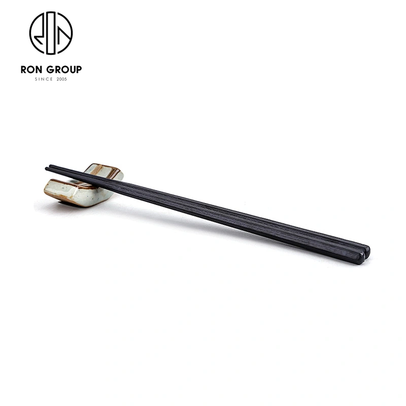 Hot Sale Hotel Restaurant Hexagonal Style Black Color Japanese design chopsticks