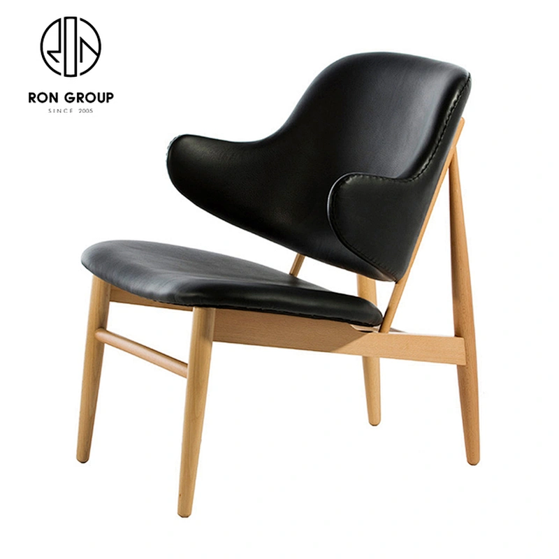 White Ash Wooden Soft Seat Dining Chairs High Back For Restaurants