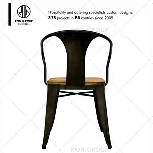 Wholesale Iron Modern Restaurant Comfortable Metal Dining Chair