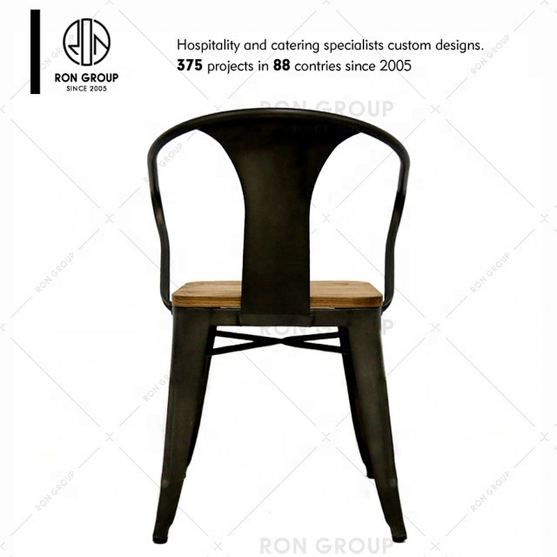Wholesale Iron Modern Restaurant Comfortable Metal Dining Chair