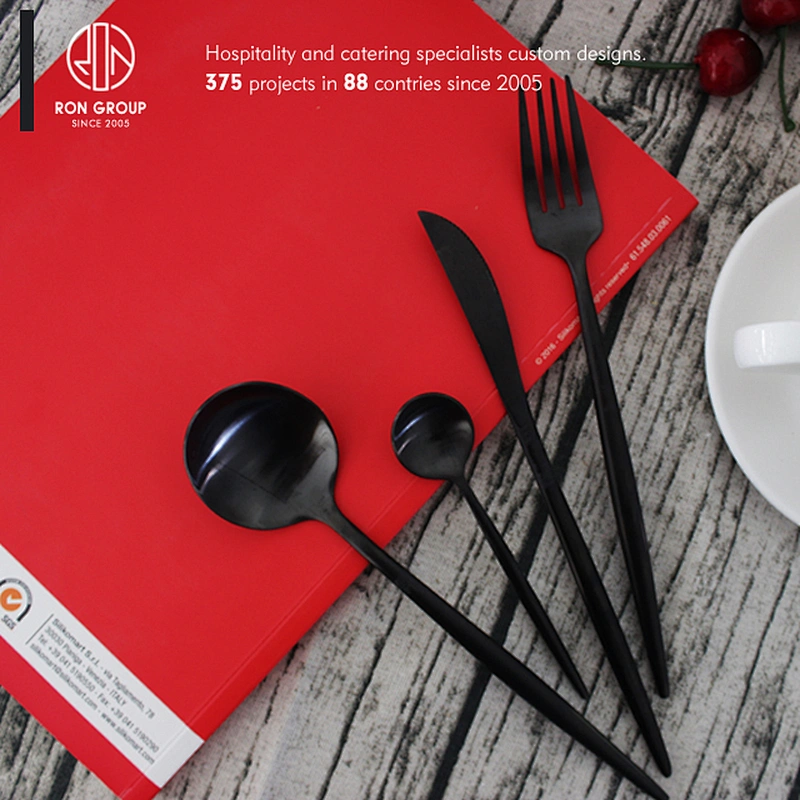 Restaurant Supplier Stainless Steel Cutlery Set for cafe