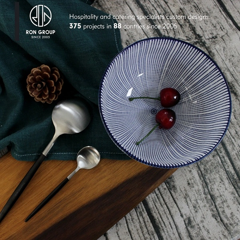 Chinese Restaurant Eco-Friendly Dinnerware Ceramic Bowl