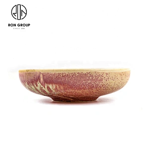 Bulk Restaurant Dinnerware Ceramic Fat Thick-Edged Ancient Bowl