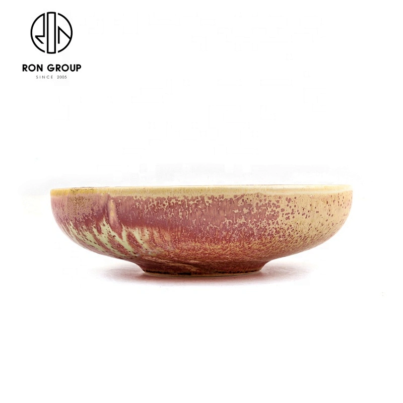 Bulk Restaurant Dinnerware Ceramic Fat Thick-Edged Ancient Bowl