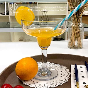 Restaurant unbreakable plastic martini cocktail cup