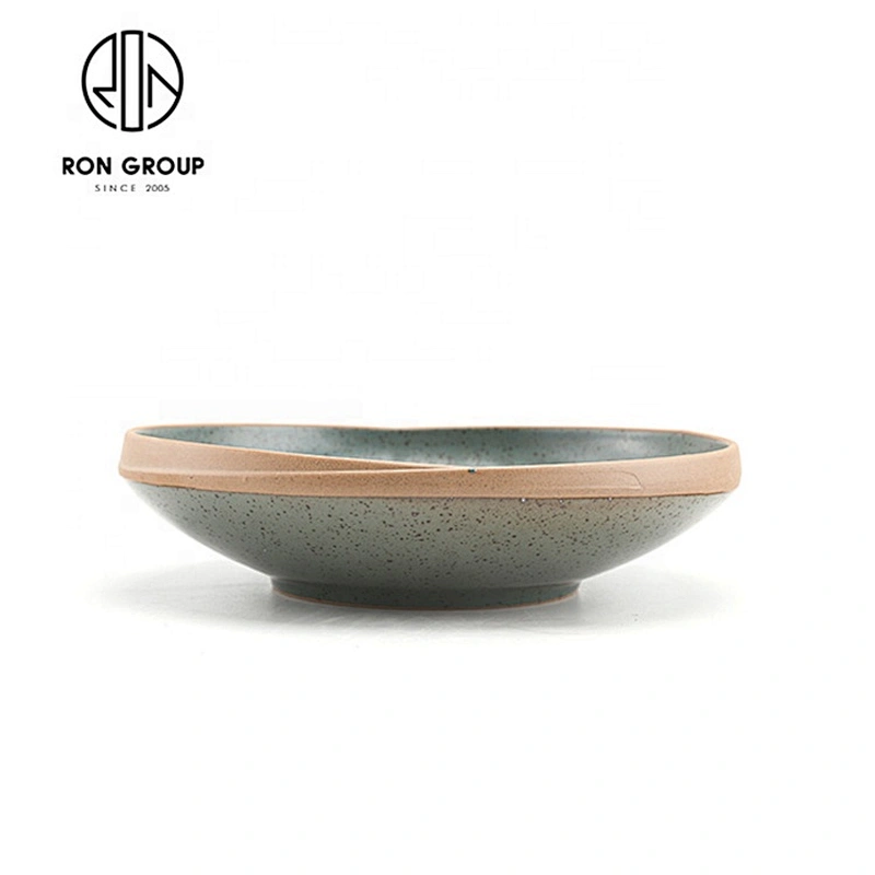 Stylish Restaurant Universal Irregular Shape Round Soup Plate