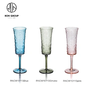 Classic Goblets Colorful Champagne Glass For Wedding Use And Party