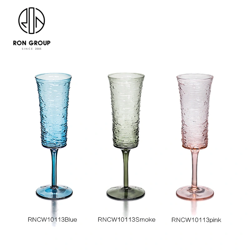 Classic Goblets Colorful Champagne Glass For Wedding Use And Party