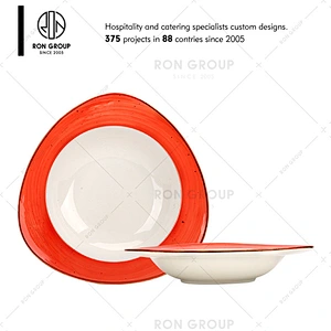 Custom Hand Painted Ceramic Dinner Serving Plate