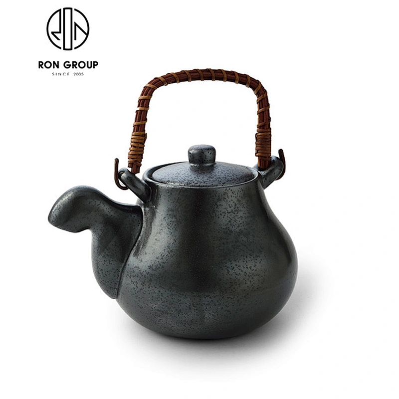Hot Sale Japanese Tableware Black Ceramic Tea Pot