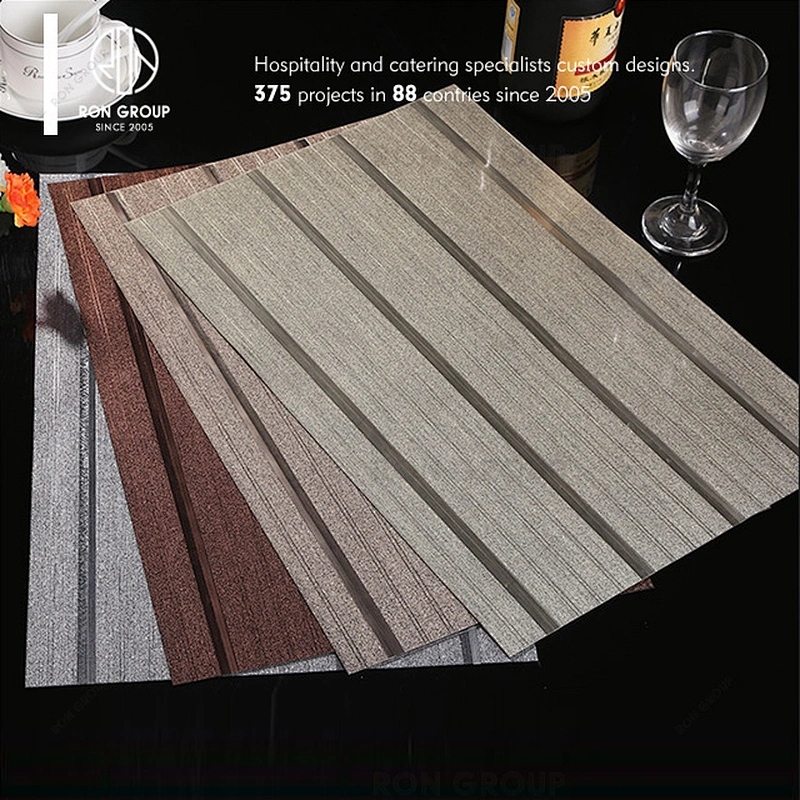 Standard heat resistant restaurant pvc dining table mat