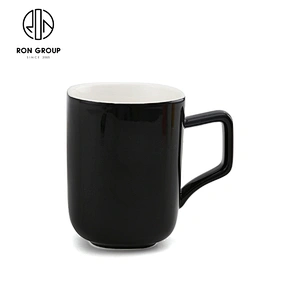 Hotel Restaurant Use Food Grade Ceramic Coffee Cup Travel With Handle