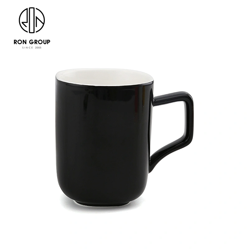 Hotel Restaurant Use Food Grade Ceramic Coffee Cup Travel With Handle