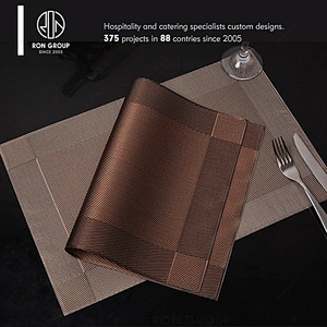 Standard heat resistant restaurant pvc dining table mat