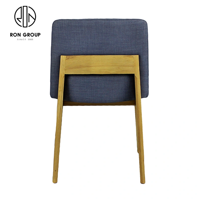 Customized Restaurant Solid Wood Frame Stackable Luxury Modern Dining Chairs