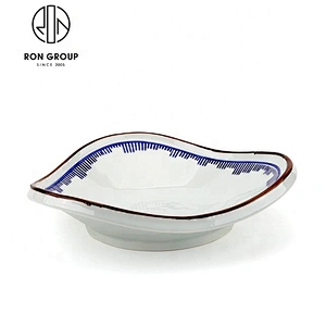 Wholesale Oval 12 Inch Ceramic Restaurants Dinner Plate