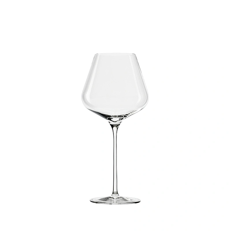 Wholesale Large 710ML Transparent Crystal Burgundy Wine Glass For Restaurant