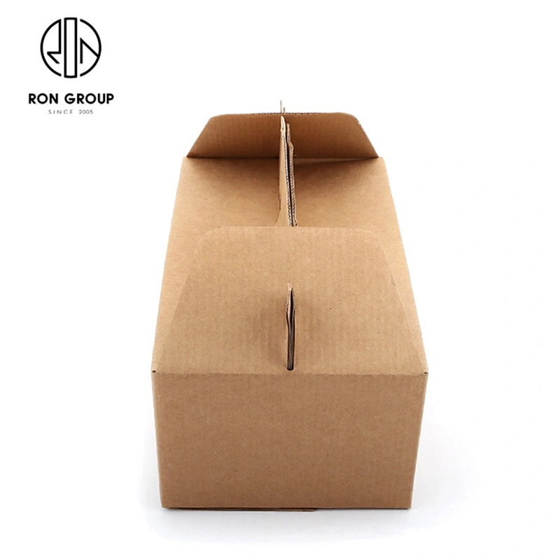 Custom Printed Food Packaging Disposable Flat Sheet Carton Take Away Box