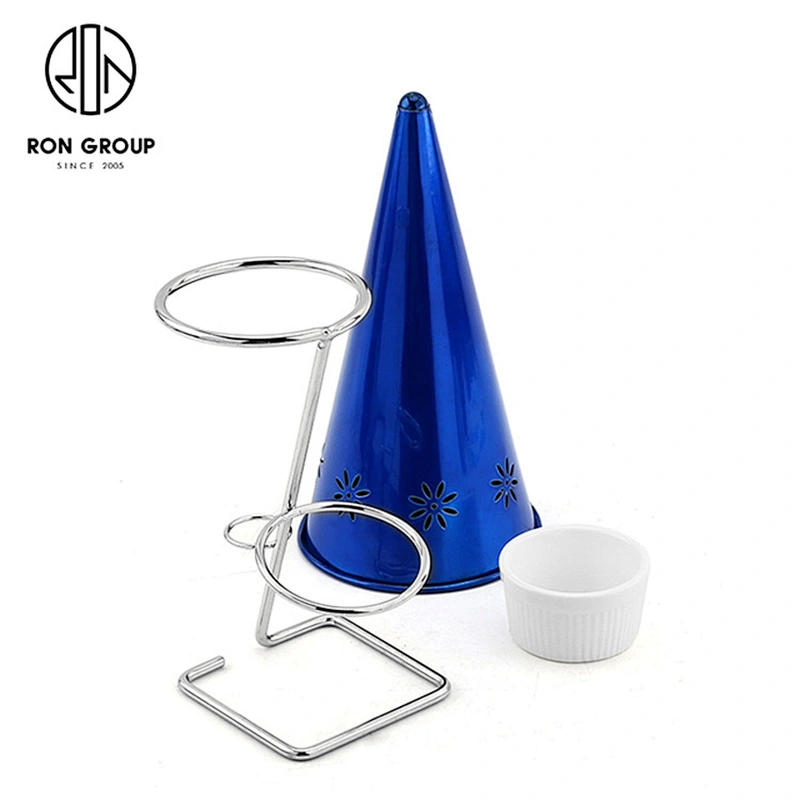 Four Color Fast Food Sevring Basket French Fries Rack Chips Snack Holder