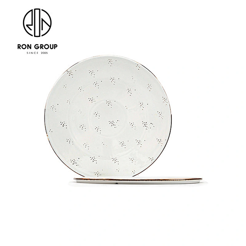 Wholesale Restaurant White Ceramic Dinner Tableware Hospitality Plates