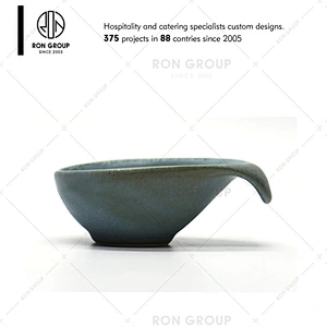 Restaurant Small Green Ceramic Soup Pot