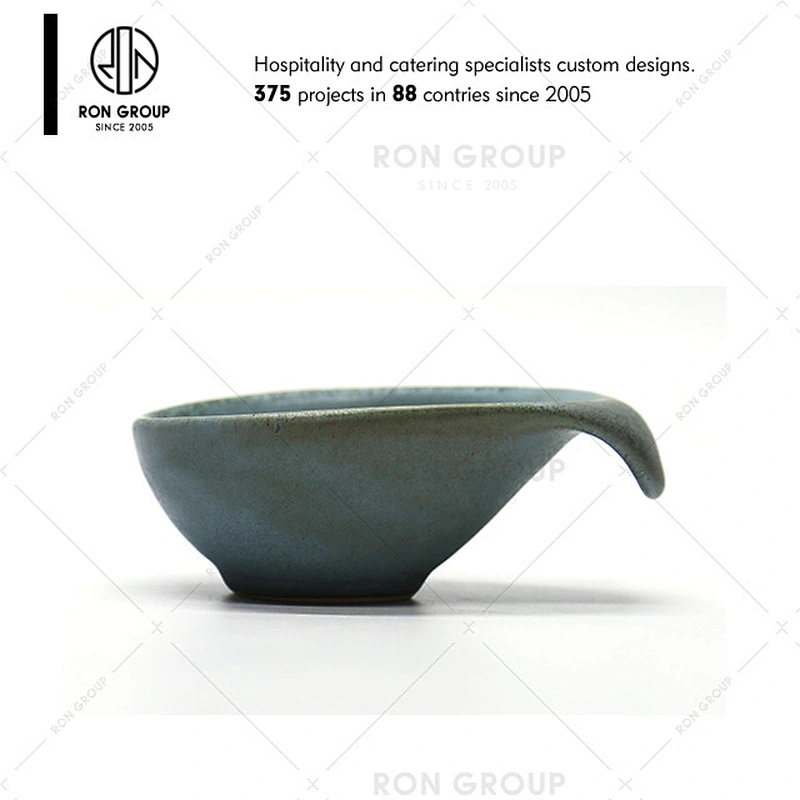 Restaurant Small Green Ceramic Soup Pot