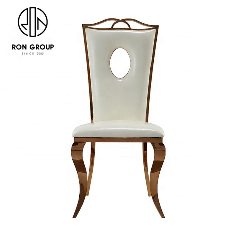 Durable Golden Hotel Stainless Steel Restaurant Chair