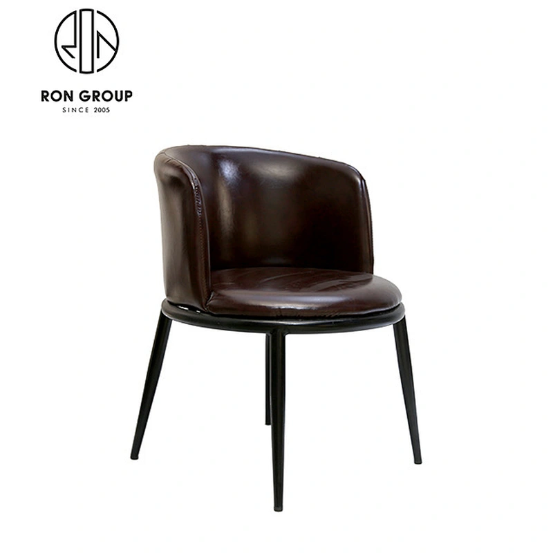 Hot Sale Coffee Shop PU Leather Dining Chair