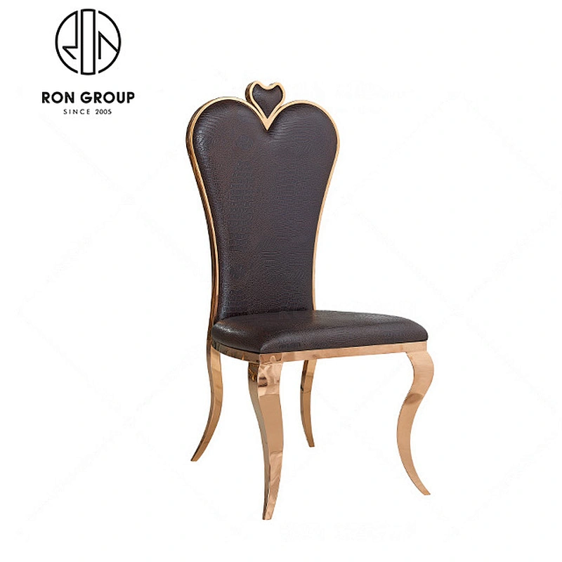 modern furniture stainless steel gold chair