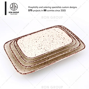 Hot Sale Italian Restaurant Ceramic Pasta Plate