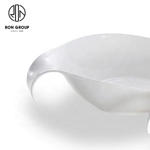 Hot Sell Exquisite White Ceramic Muskmelon Bowl For Restaurant