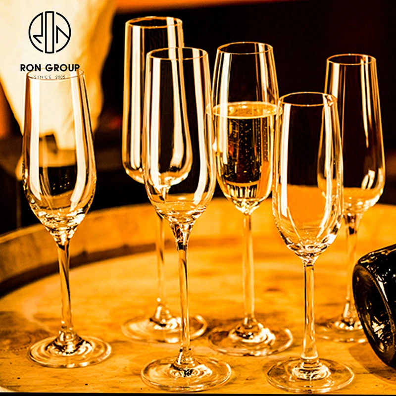 Hotel Environmental Protection 205ml Crystal Flute Champagne Glasses