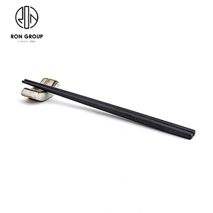 Hot Sale Hotel Restaurant Three-wire Style Black Color Japanese design chopsticks