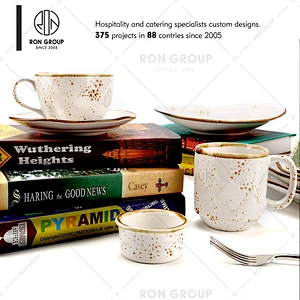 High Quality Ceramic Dinner Plates Set For Restaurant Hotel