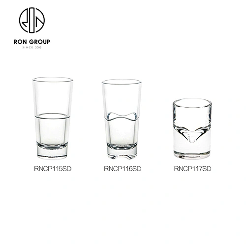Nordic Style Unbreakable Food Grade  60ML clear plastic PC cup