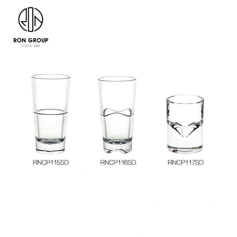Nordic Style Unbreakable Food Grade  60ML clear plastic PC cup