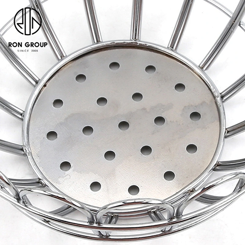 High Quality Metal Iron Wire Restaurant Accessories Electroplate Pumpkin Basket