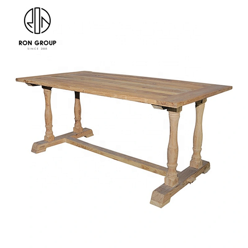 Commercial Good Quality Metal X Shape Cross Leg Parquet Dining Table