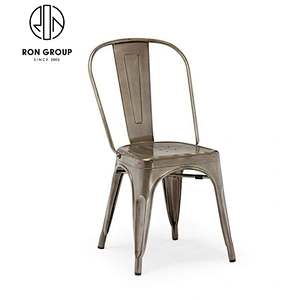 Popular iron steel chair for restaurant