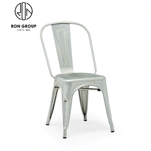 French vintage metal metal outdoor chair for balcony garden