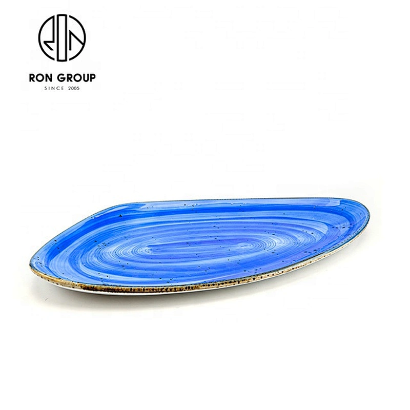 High Quality Customized Irregular Shape Restaurant Luxury Plates