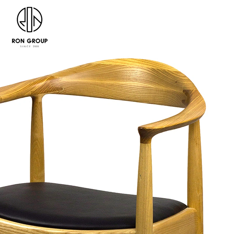 High Quality Restaurant Furniture Wishbone Wood Dining Chair With Soft Seat