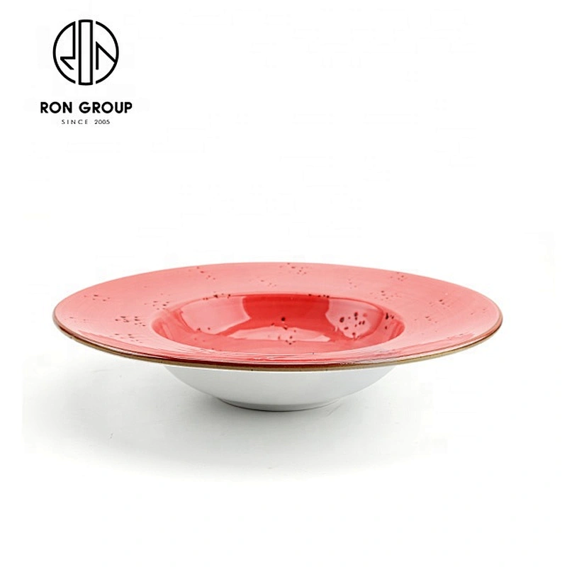 Luxurious High Strengthened Porcelain A Pair Restaurant Plates Dinnerware